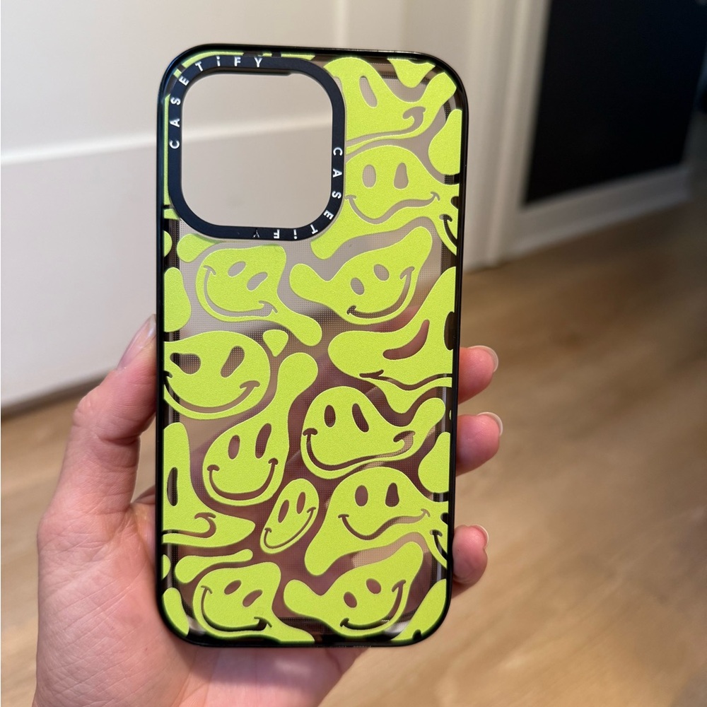Casetify Neon Smiley iPhone 13 Pro Case